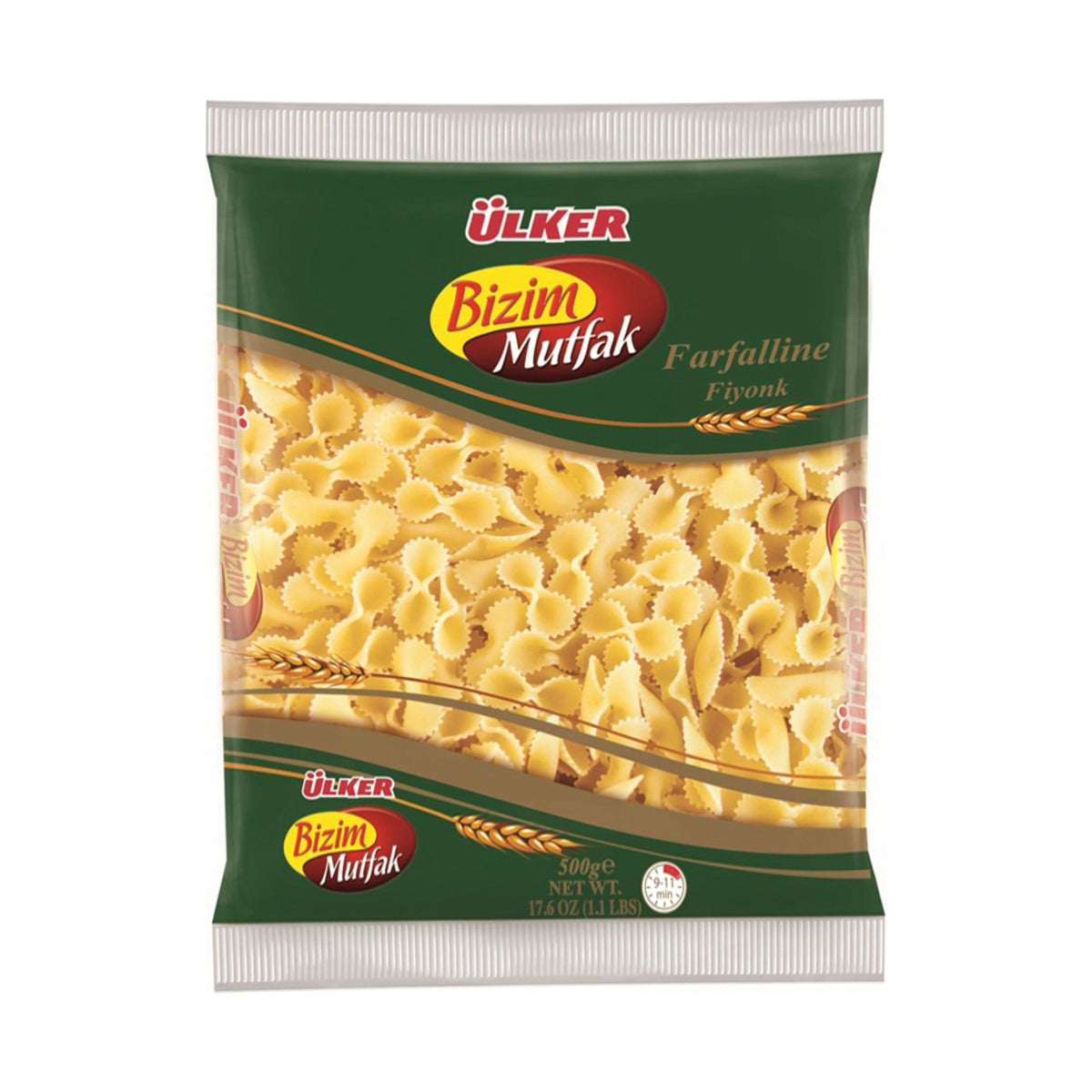 Ülker Bizim Farfalline (fiyonk) Pasta 500 g - front of pack
