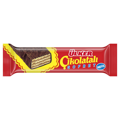 Ülker Çikolatalı Gofret chocolate wafer bar, 36 g, front of pack
