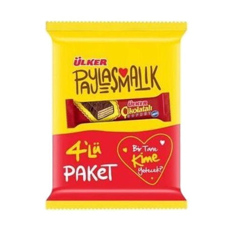 Ulker Chocolate Wafer, 4 Count