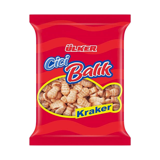 Ülker Cici Fish Cracker 135 g - front of pack