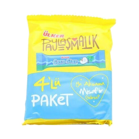 Ulker Coco Star Chocolate, 4 Count