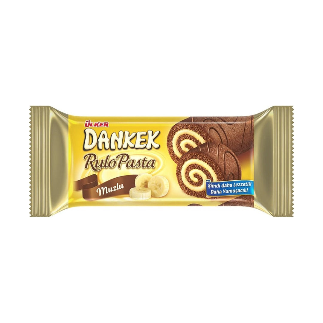 Ülker Dankek Roll Cake with Banana 235 g - front of pack