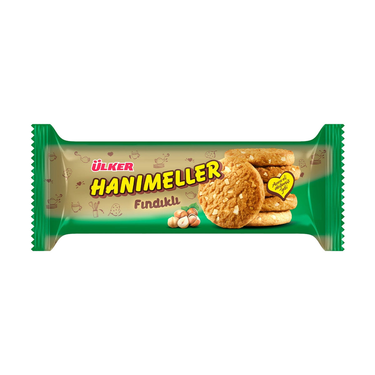 Ülker Hanımeller Fındıklı Bisküvi, 82 g
