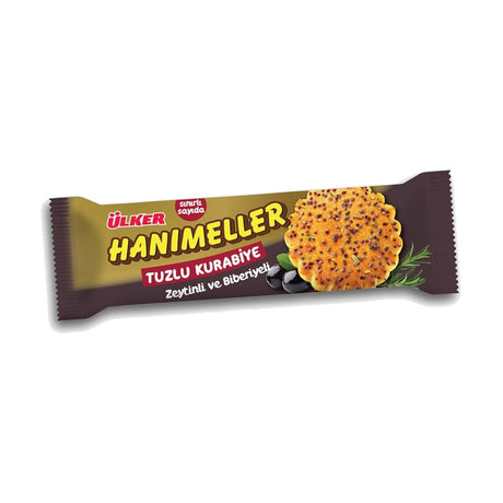 Ulker Hanimeller Salty Cookies with Olivess and Rosemary