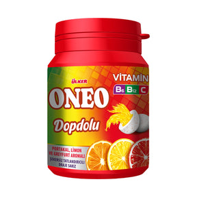 Ülker Oneo Dopdolu Mix Fruit Gum 48 g - front of pack