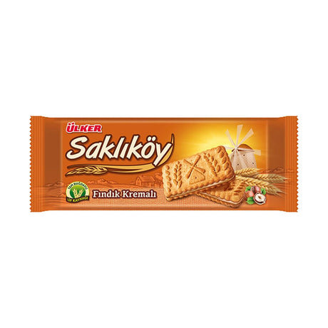 Ülker Saklıköy Hazelnut Cream Biscuits, 100 g