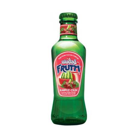 Uludağ Frutti Mineral Water with Strawberry Watermelon Bottle 200 ml - front of pack