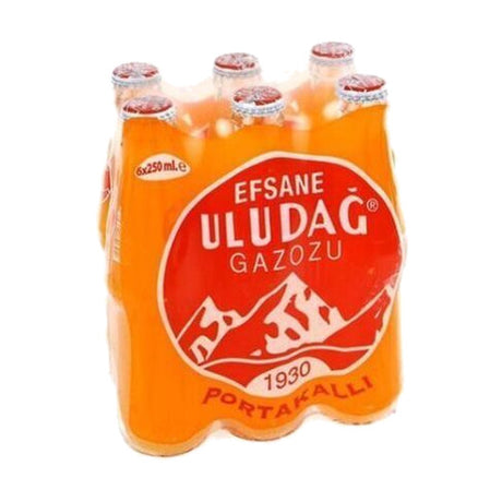 Uludag Orange Legend 250 ml Soda, 6 Pack