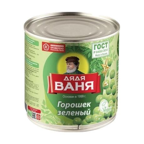 Uncle Vanya Green Peas, 400 g