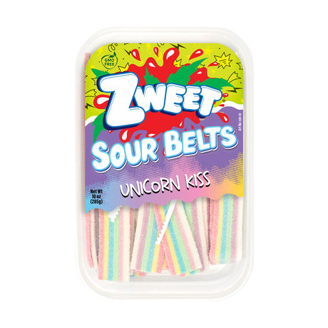 Zweet Unicorn Kiss Sour Belts, 10 oz