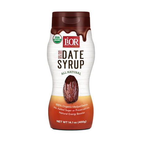 LiOR Medjool date syrup, 14.1 oz
