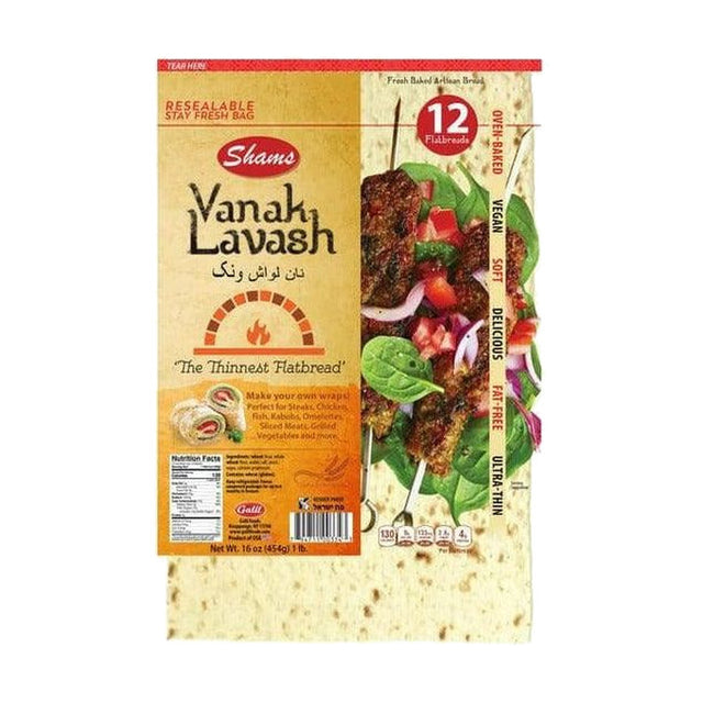 Vanak lavash, ultra-thin flatbread, 16 oz
