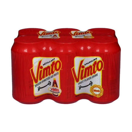 Vimto Drink, Fruit Flavor, Sparkling, 6 x 11.2 fl oz