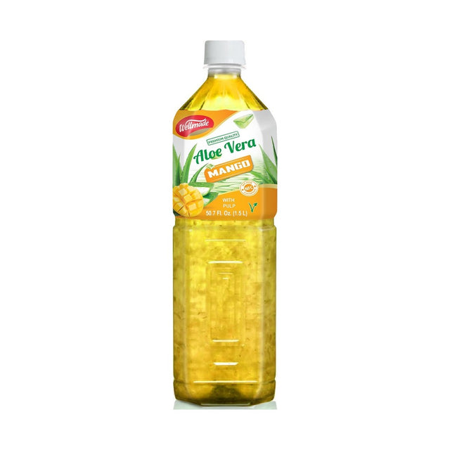 Wellmade Aloe Vera Mango 1.5 L - front of pack