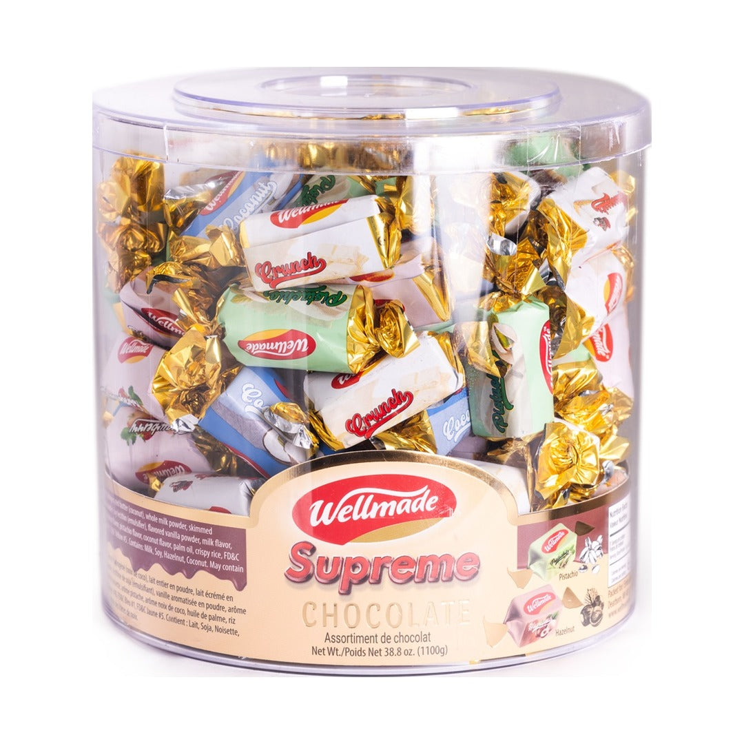 Wellmade Assorted Flavored Chocolate Supreme 1.1 kg - front of pack