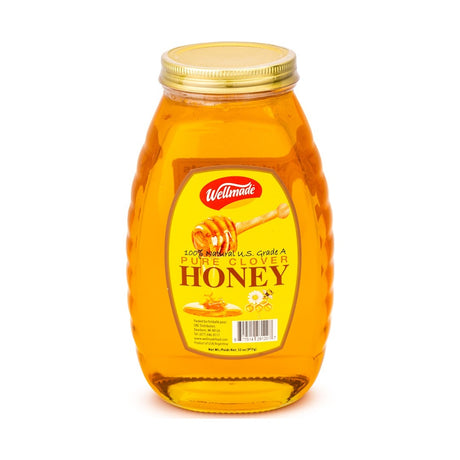 Wellmade Clover Honey 907 g - front of pack