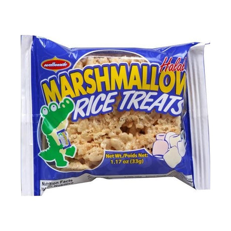 Wellmade Crispy Rice Treats Marshmallow Original 33 g - front of pack