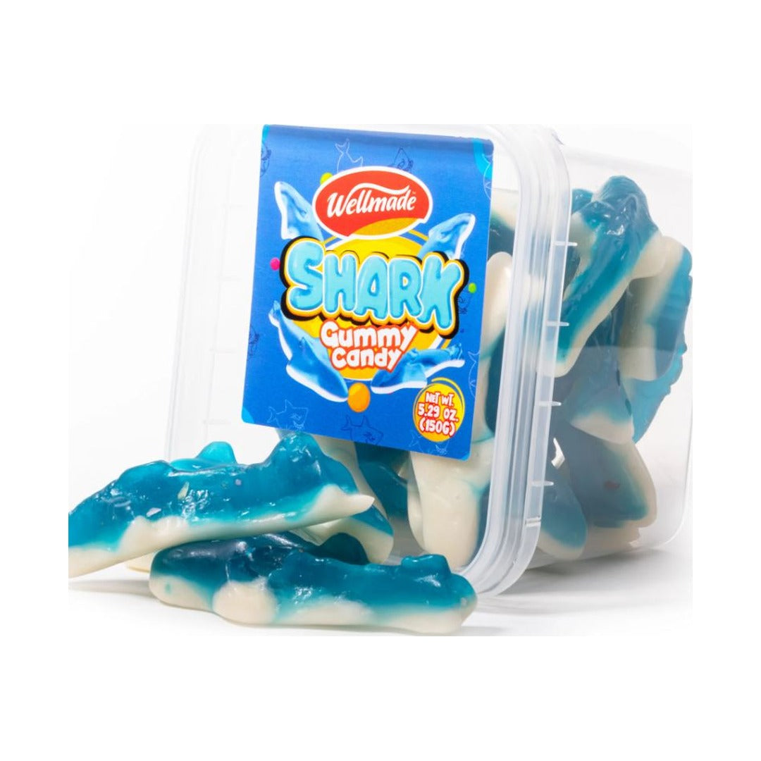 Wellmade Gummy Blue Shark 150 g - front of pack