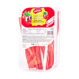Wellmade Gummy Strawberry Ropes Flat 200 g - front of pack