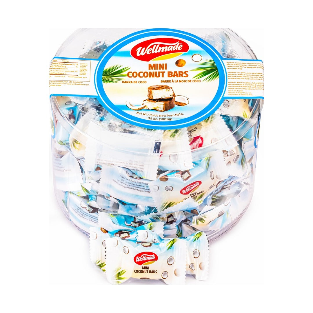 Wellmade Mini Coconut Bar 1 kg - front of pack