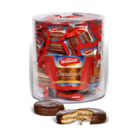 Wellmade Mini Sandwich Cookie 48 pcs - front of pack