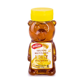 Wellmade Multi Flower Honey Bear 227 g - front of pack
