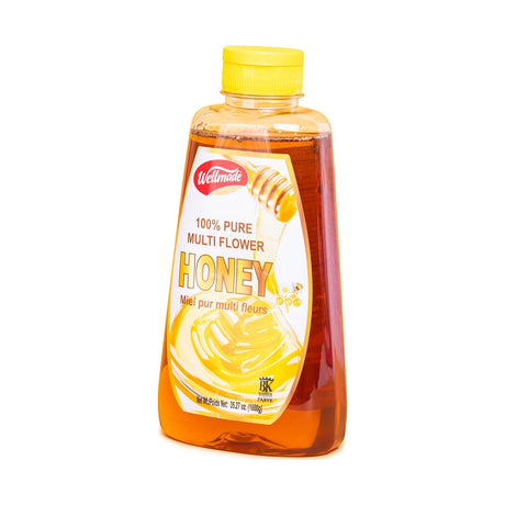 Wellmade Multi Flower Honey Squeezable 1 kg - front of pack