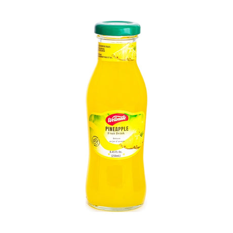 Wellmade Pineapple Juice Bottles 250 ml - front of pack