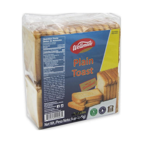 Wellmade Plain Toast 227 g - front of pack