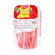 Wellmade Sour Gummy Strawberry Ropes Flat 200 g - front of pack