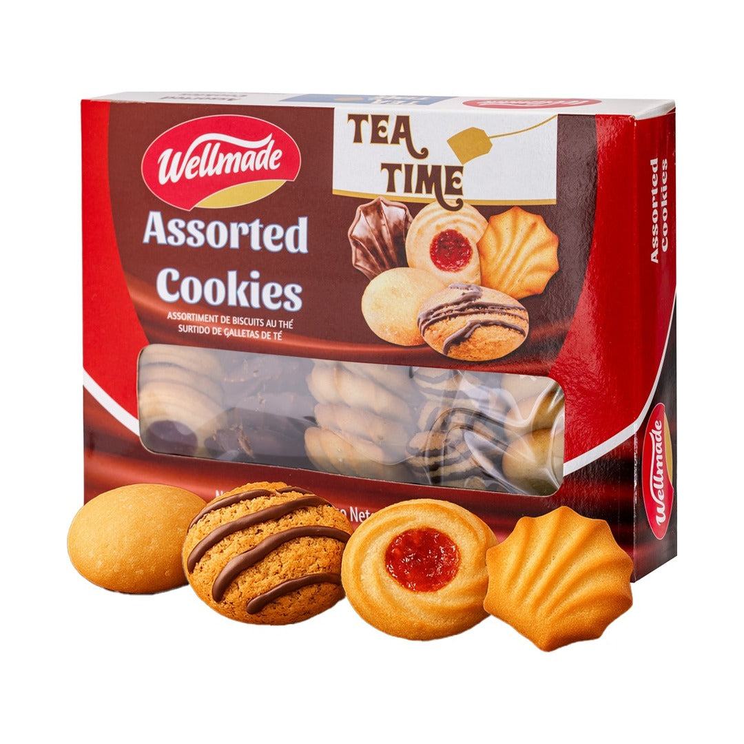 Wellmade Tea Time Assorted Cookies 400 g - front of pack