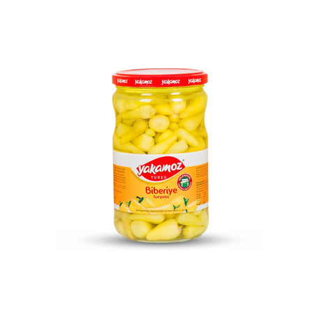 Yakamoz Biberiye Turşusu Hot Pepper Pickles 720 ml - front of pack