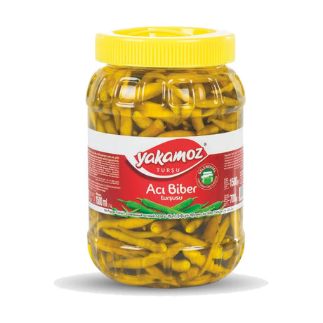 Yakamoz Acı Biber Turşusu Hot Pepper Pickles, 1500 ml