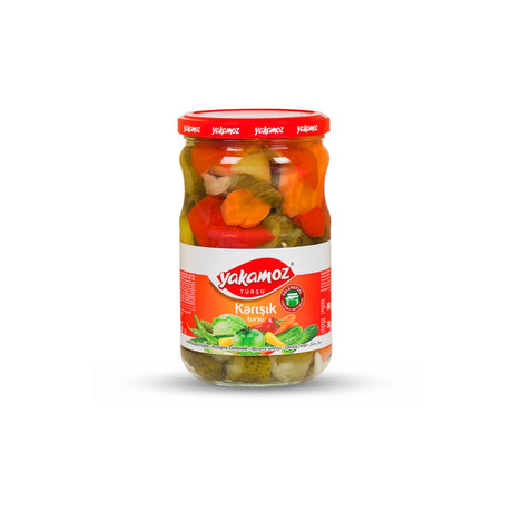 Yakamoz Karışık Turşu Mixed Pickles 720 ml - front of pack