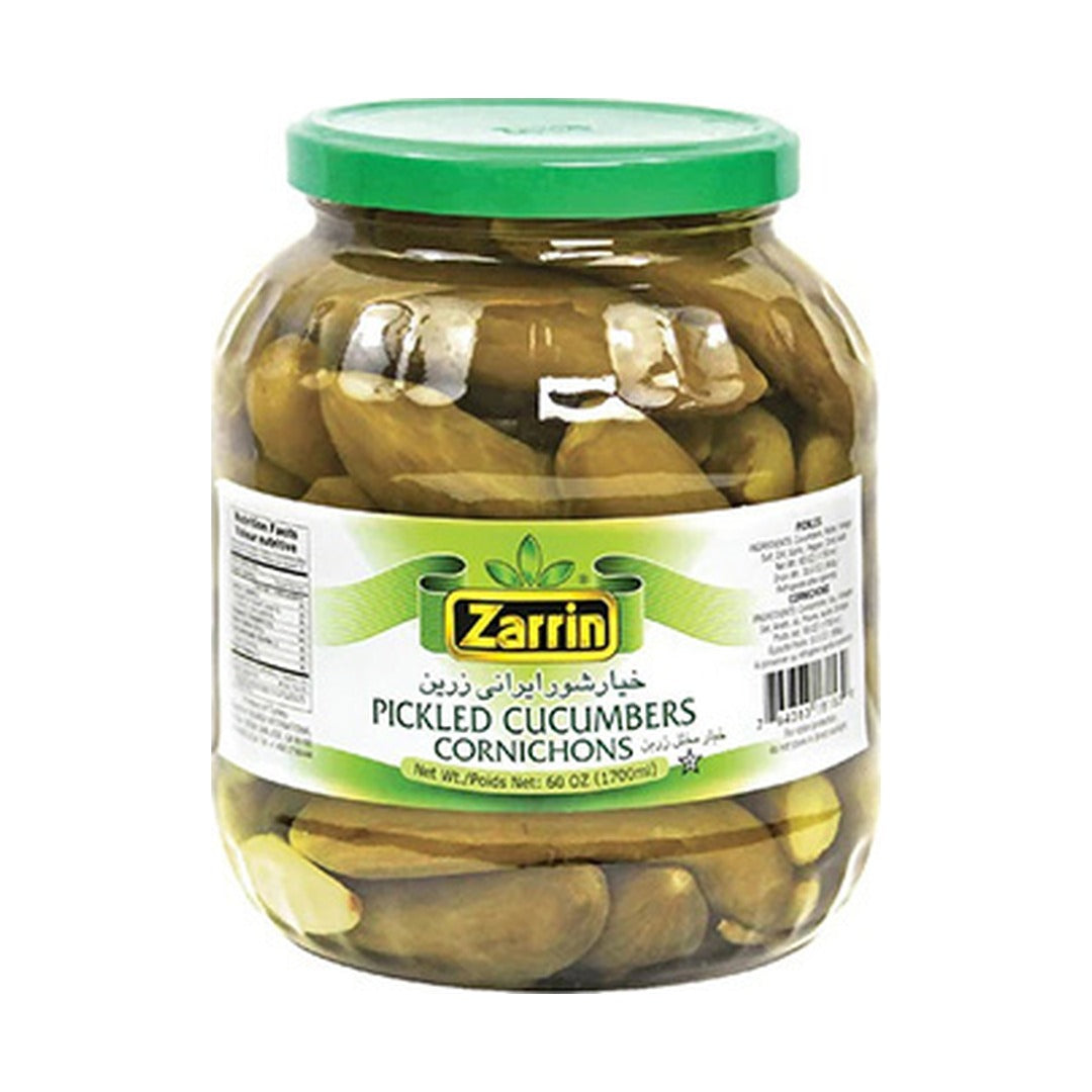 Zarrin Pickled Cucumbers 1.7 L - front of pack
