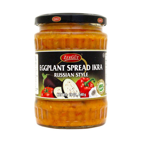 Zergut Russian Style Eggplant Ikra 538 g - front of pack