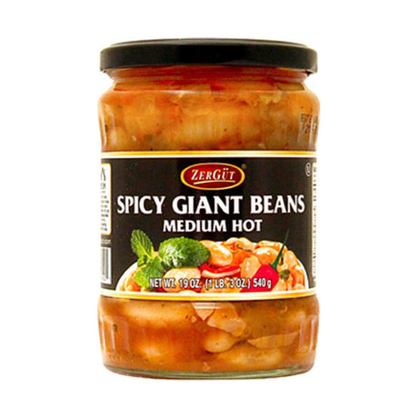 Zergut Spicy Giant Beans 538 g - front of pack
