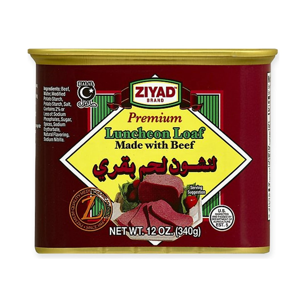 Ziyad Beef Luncheon Loaf Halal 340 g - front of pack