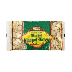 Ziyad Blanched Almond Halves 340 g - front of pack