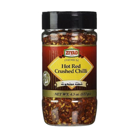 Ziyad Hot Red Crushed Chilli Flakes, 4.5 oz