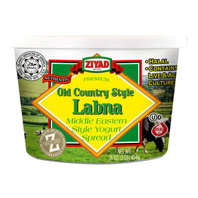 Ziyad Old Country Style Labna Middle Eastern style yogurt spread, 16 oz (454 g) cup