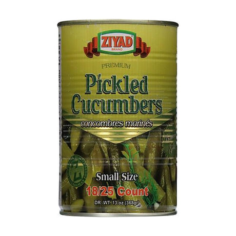Ziyad Pickled Cucumbers, Small Size 13 oz